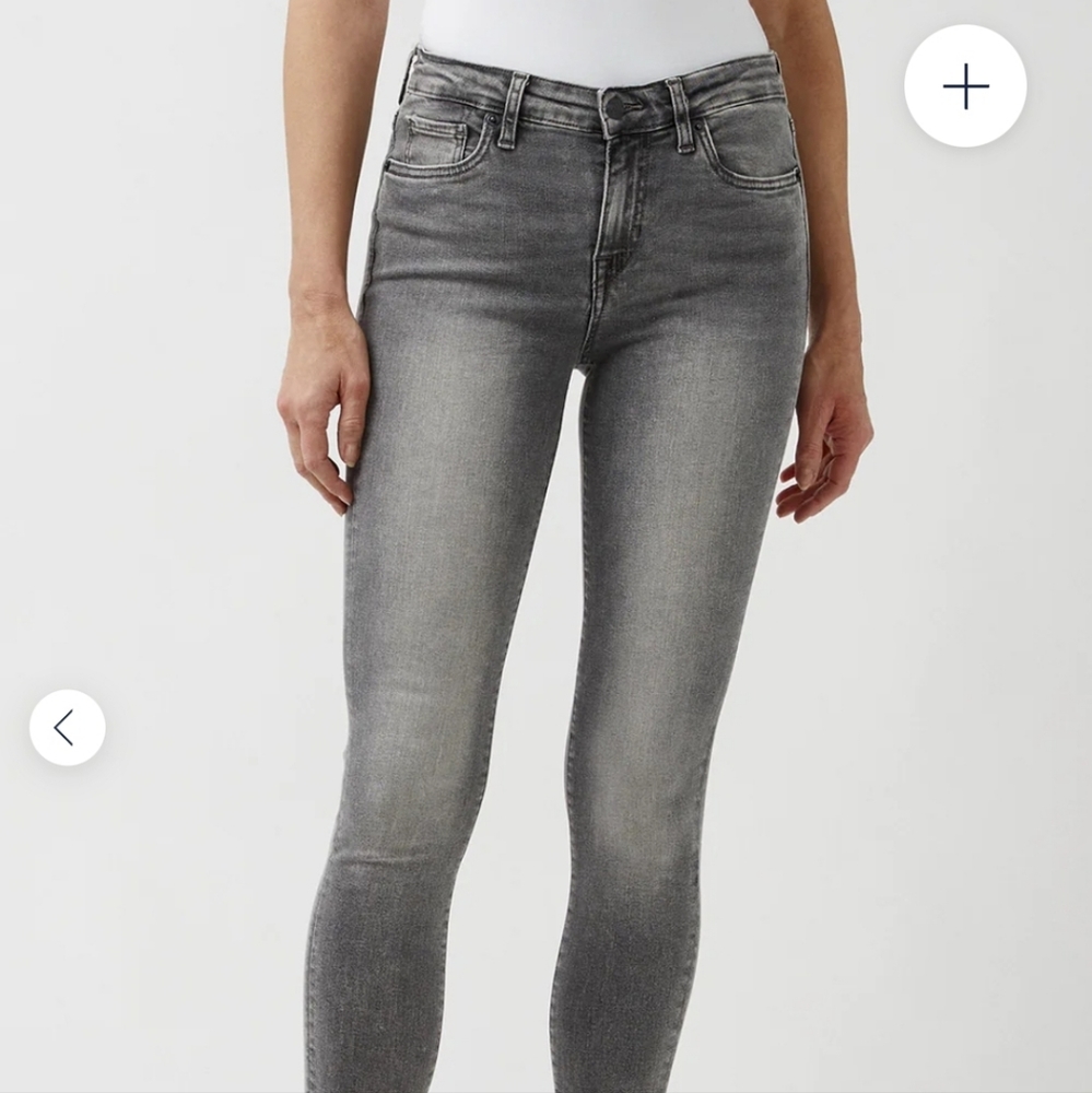 NWT Buffalo mid rise skinny alexa jeans 26 carbon grey